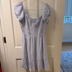 Hollister Light Blue Mini Dress